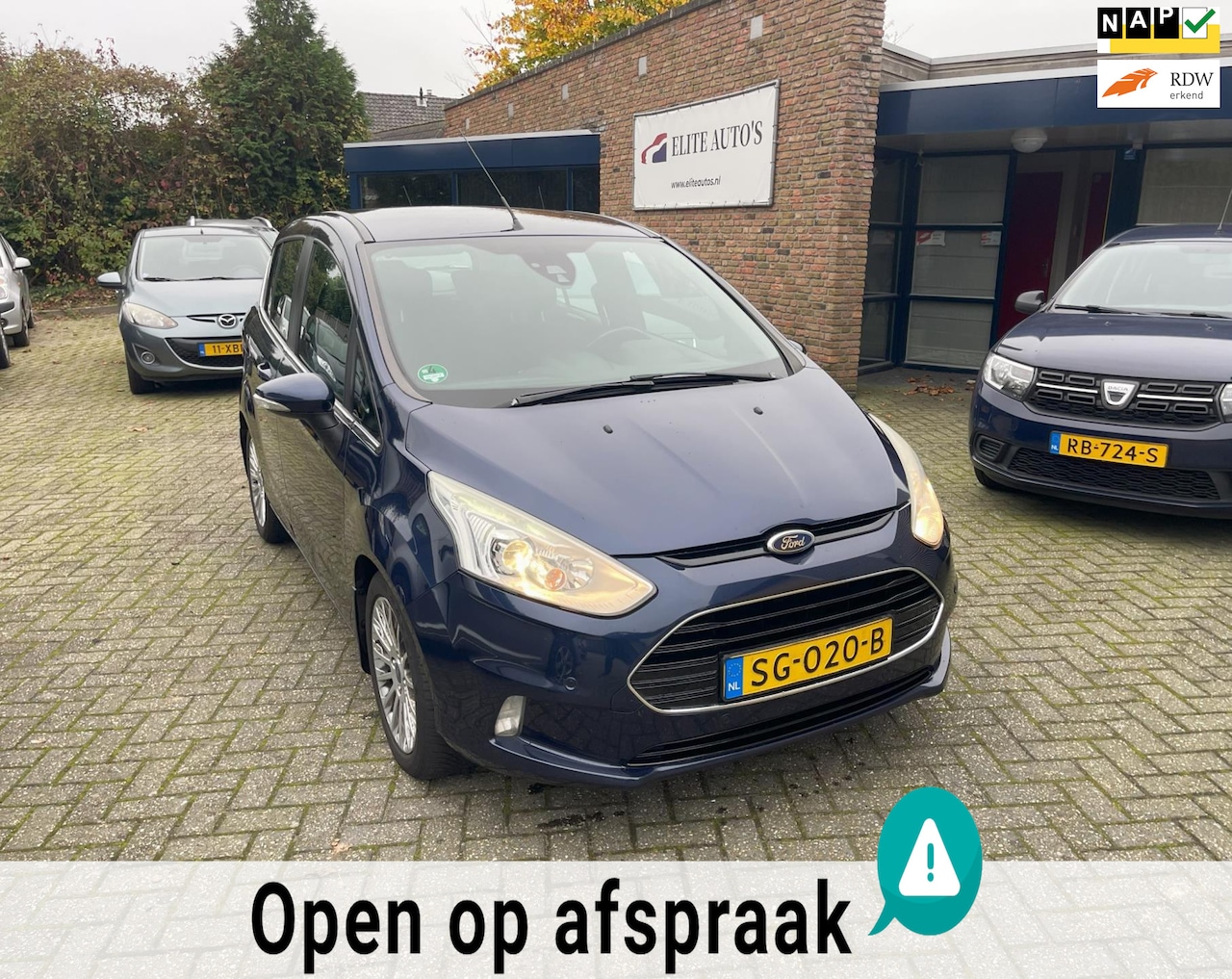 Ford B-Max - /inruilkoopje/airco/trekhaak/keyless/apk 13-07-2025 !! - AutoWereld.nl