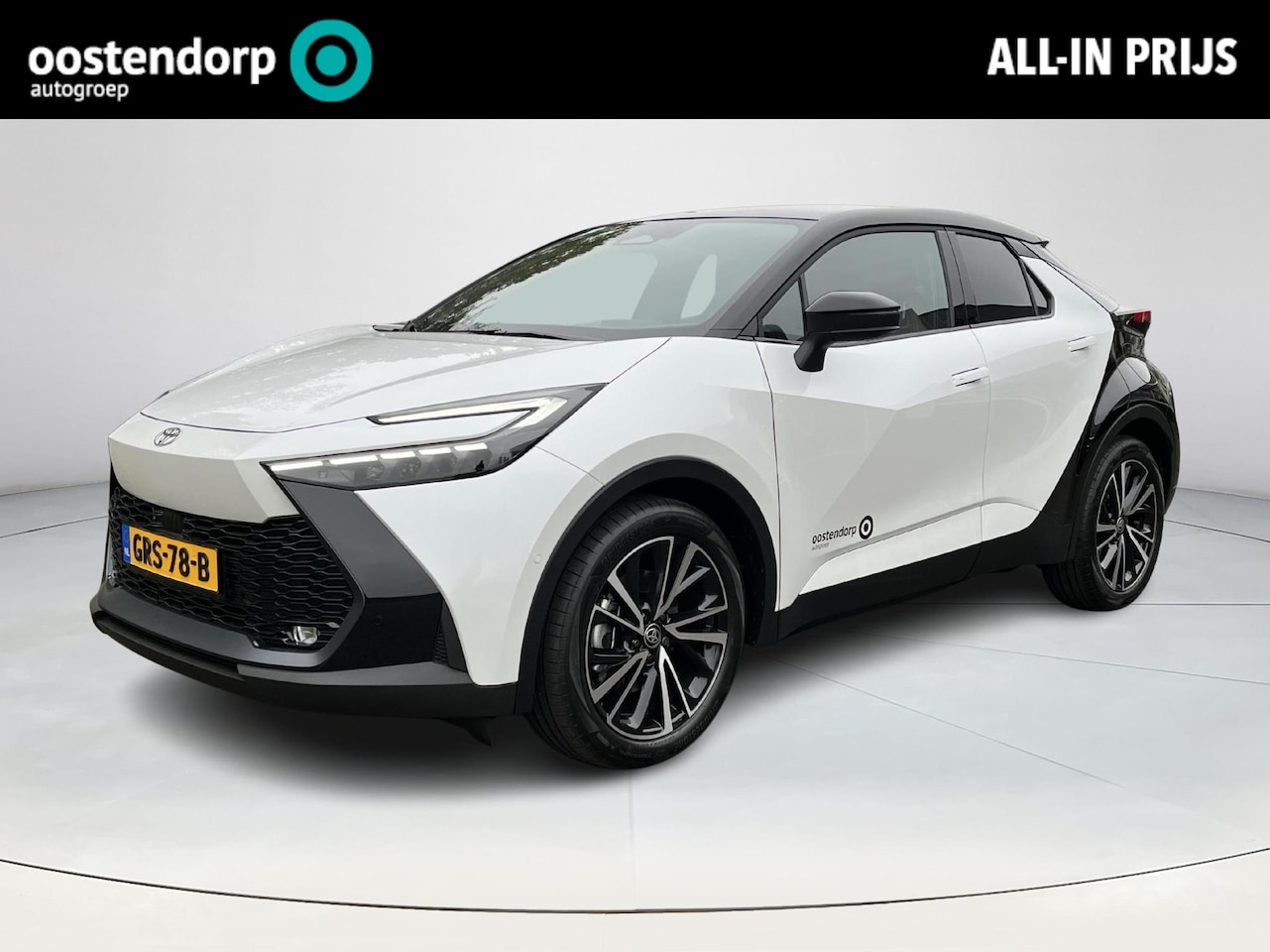 Toyota C-HR - 2.0 Plug-in Hybrid 220 Première Edition | Demonstratievoertuig | Pearl White met zwart dak - AutoWereld.nl