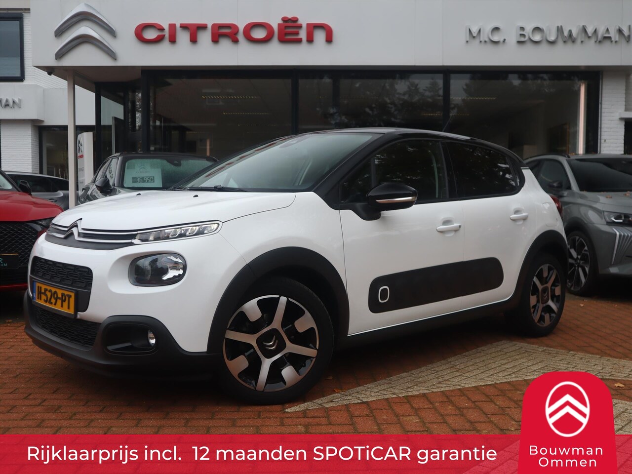 Citroën C3 - PureTech 83PK S&S Shine, Rijklaarprijs | Stoelverwarming | Navigatie | Camera | Apple Carp - AutoWereld.nl