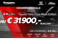 Toyota Yaris Cross - 1.5 Hybrid Black Edition OP=OP Parkeersensoren V+A, Dodehoeksensor, Navigatie , All-in Rij