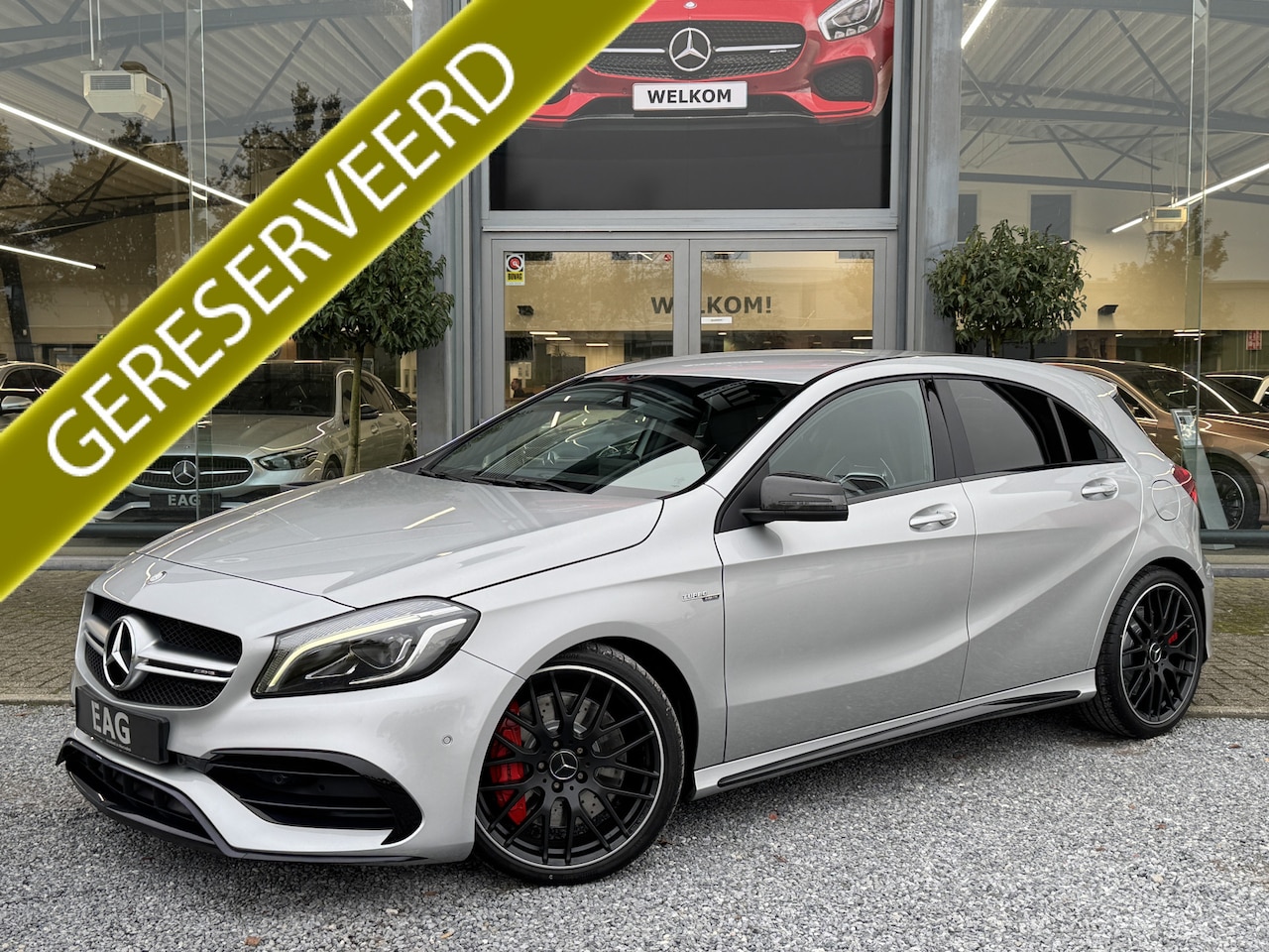 Mercedes-Benz A-klasse - AMG 45 4MATIC | Performance Stoelen | H&K | 2e Eig!! | Memory | Clima | 19'' AMG | - AutoWereld.nl