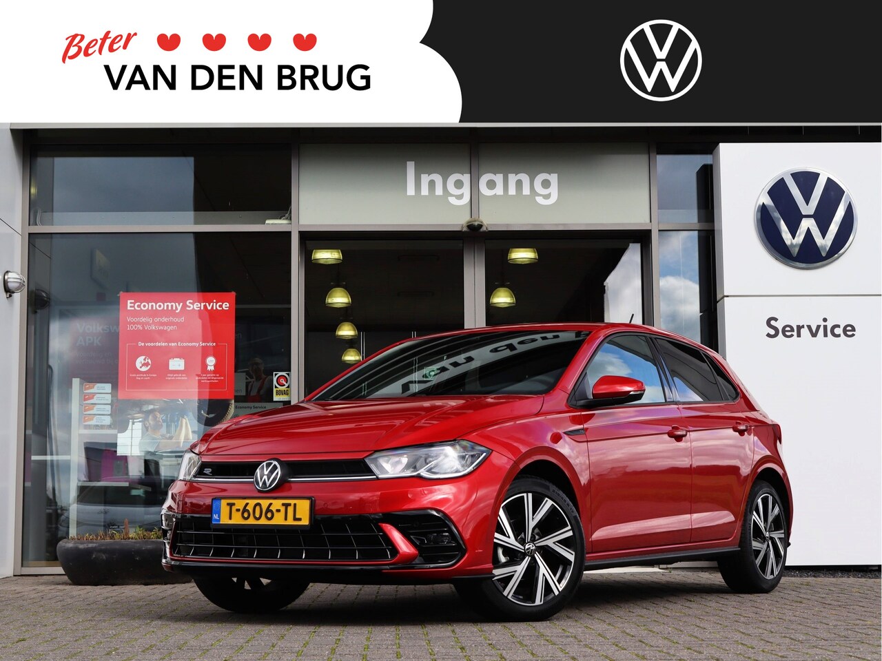 Volkswagen Polo - 1.0 TSI 95 pk R-Line | Navigatie | LED | 17" Bergamo | PDC | Travel assist - AutoWereld.nl