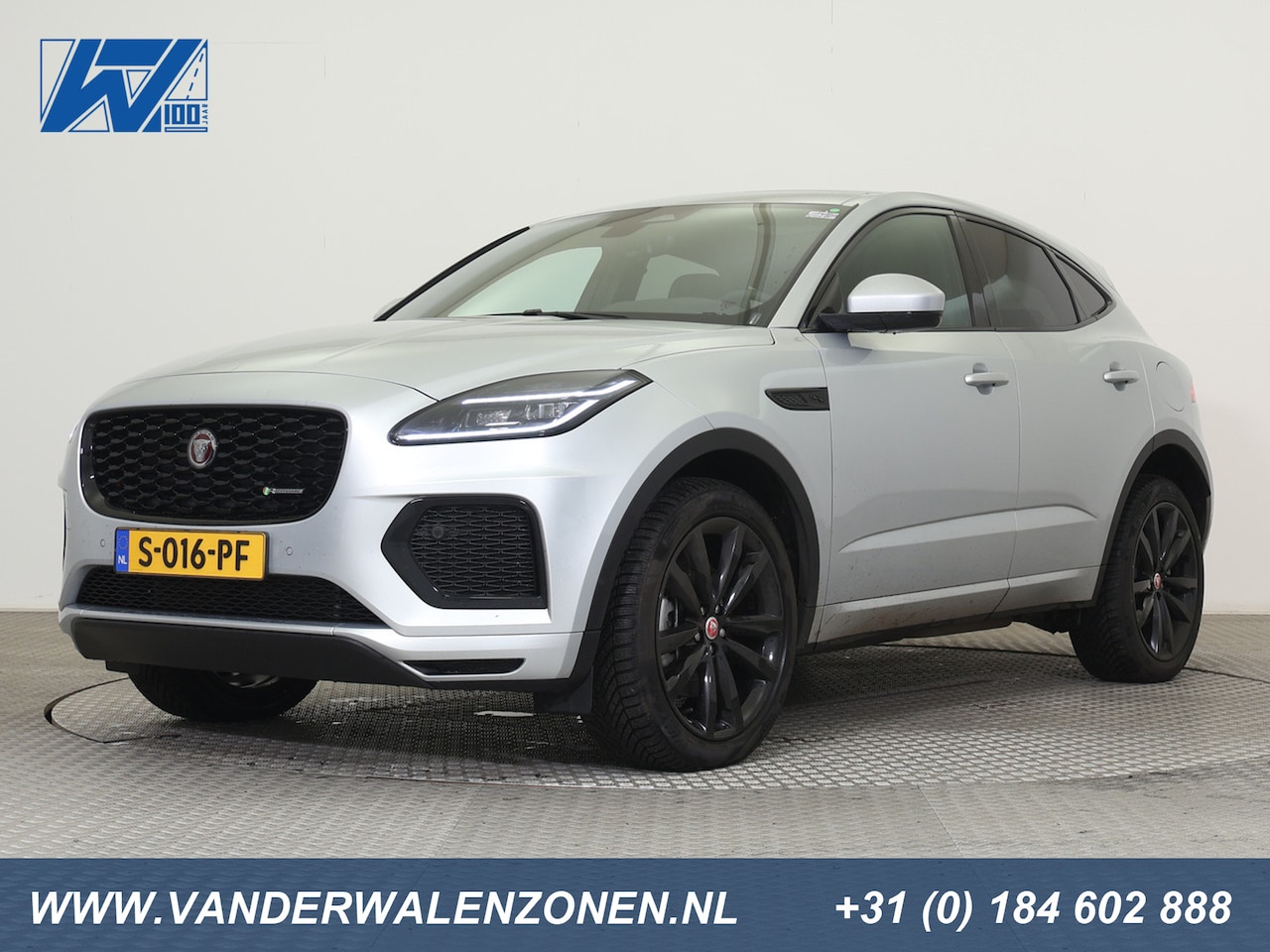 Jaguar E-Pace - 1.5 P300e AWD 310pk R-Dynamic Black <71k=Nieuwprijs> ECC NAVI LED ZW.LEDER+ELEK.+MEM. STOE - AutoWereld.nl