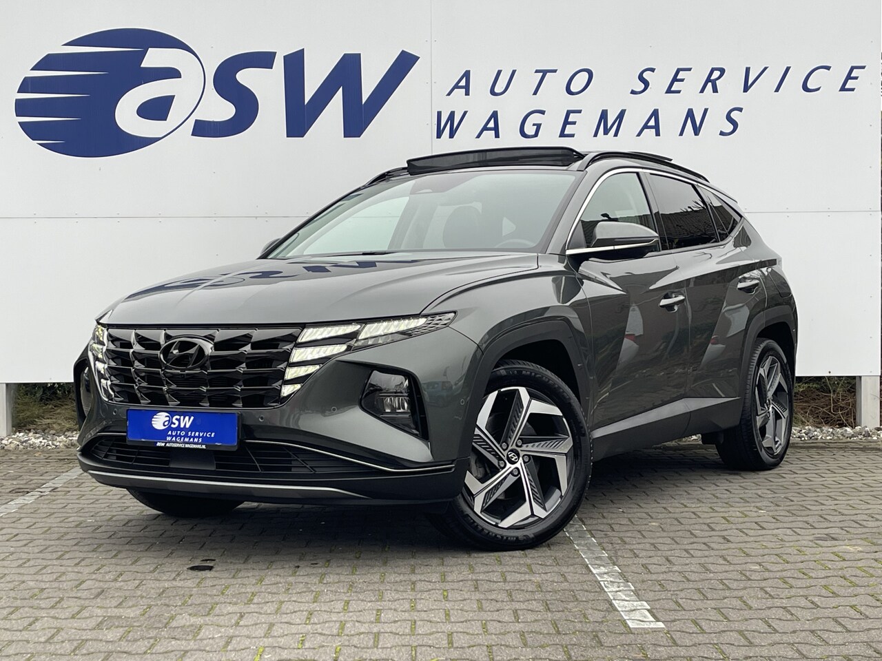 Hyundai Tucson - 1.6 T-GDI HEV Premium Sky | Pano | Leder | LED | ACC | 360* Camera | 19 inch | BOMVOL! - AutoWereld.nl