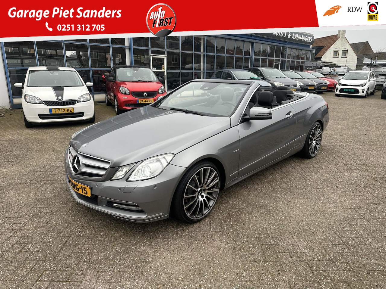 Mercedes-Benz E-klasse Cabrio - 200 CGI Elegance I Airscarf I Stoelverw. I Leer I Automaat I NL-Auto I - AutoWereld.nl