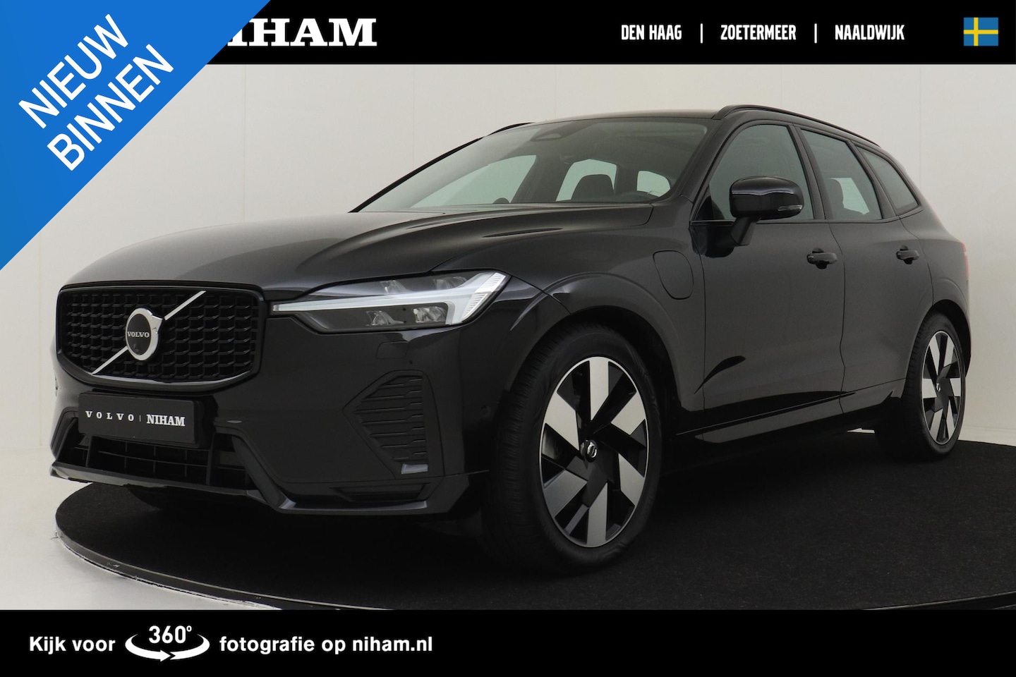 Volvo XC60 - RECHARGE T6 AWD ULTIMATE DARK -PANO.DAK|B&W-AUDIO|LUCHTVERING|HEAD-UP DISP.|20" - AutoWereld.nl