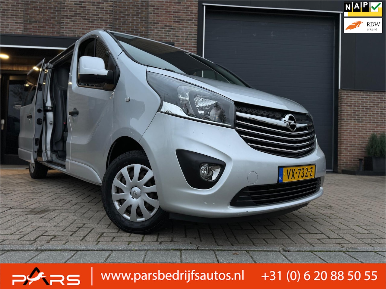 Opel Vivaro - 1.6 CDTI L2H1 DC Sport EcoFlex Dubbele Cabine 5prsn Lang Airco Navi Elk.Ramen Marge!!! - AutoWereld.nl