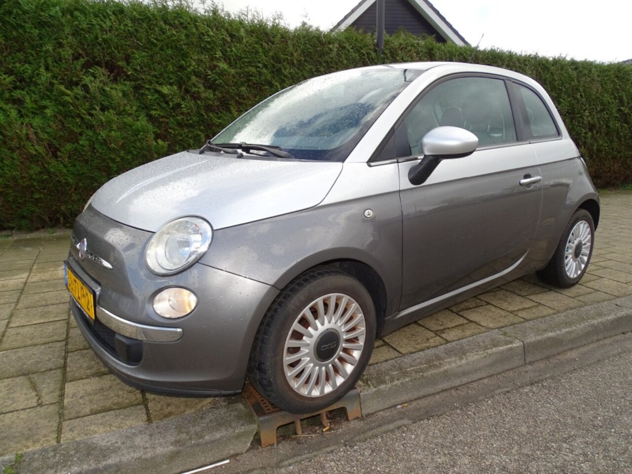 Fiat 500 - Fiat 500 1.2 Bicolore - Airco-Usb/Aux-Electr pakket - AutoWereld.nl