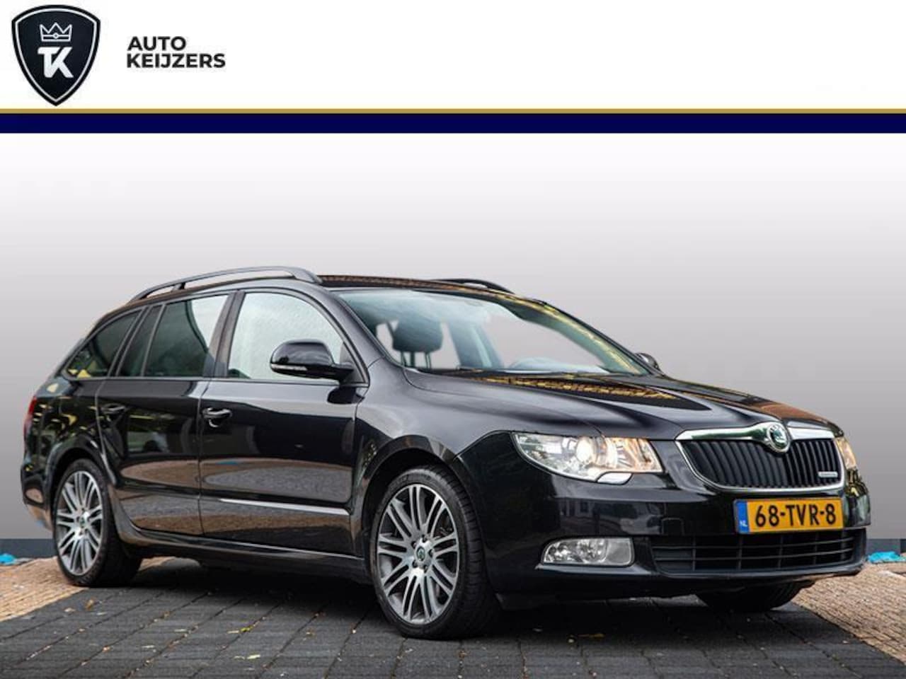 Skoda Superb Combi - 1.6 TDI Greenline Active Business Line Cruise Clima Navigatie Leer 18''LM - AutoWereld.nl