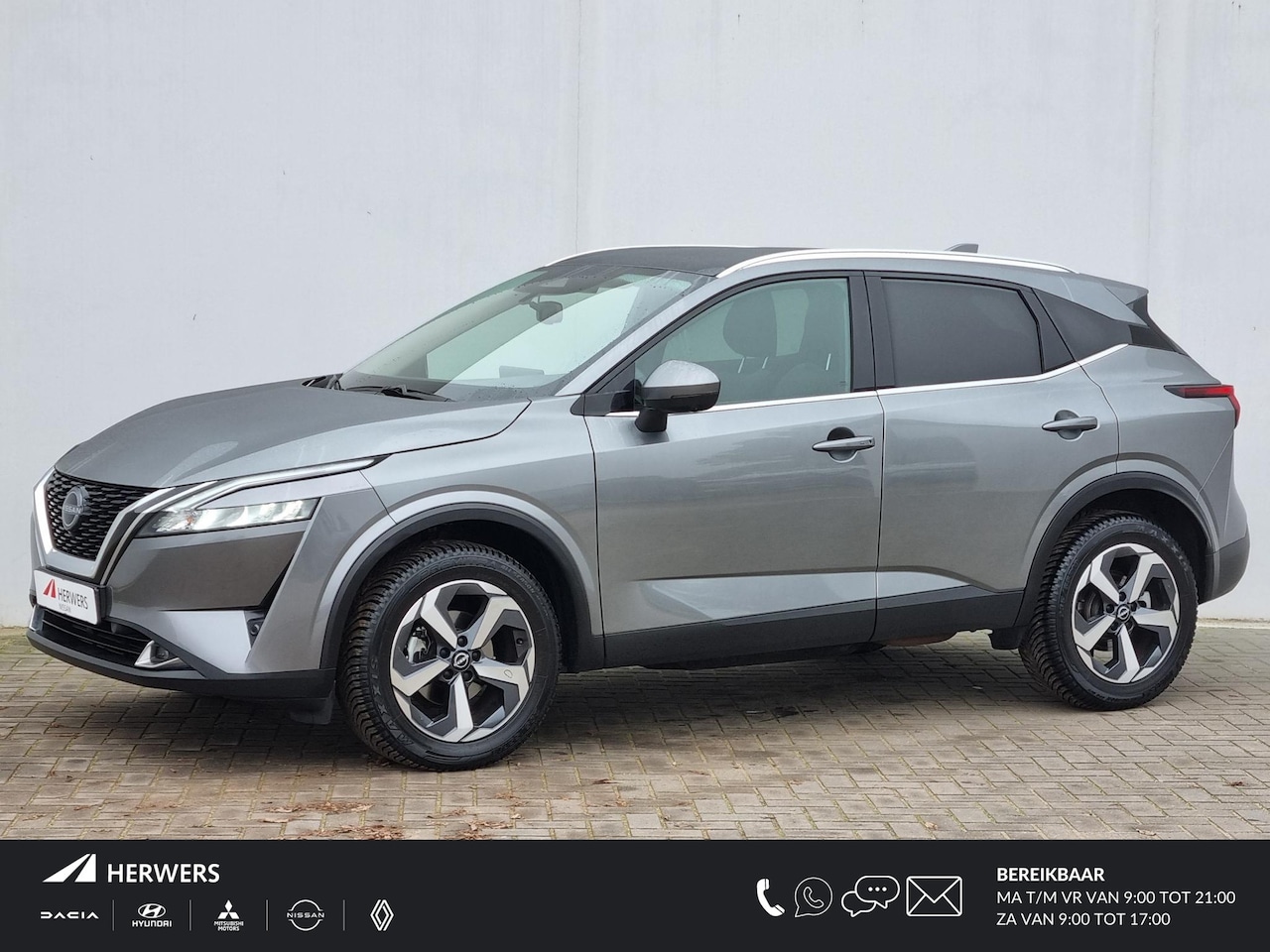 Nissan Qashqai - 1.3 MHEV Xtronic Business Design Automaat / 1800KG Trekgewicht / Panoramadak / Elektrische - AutoWereld.nl