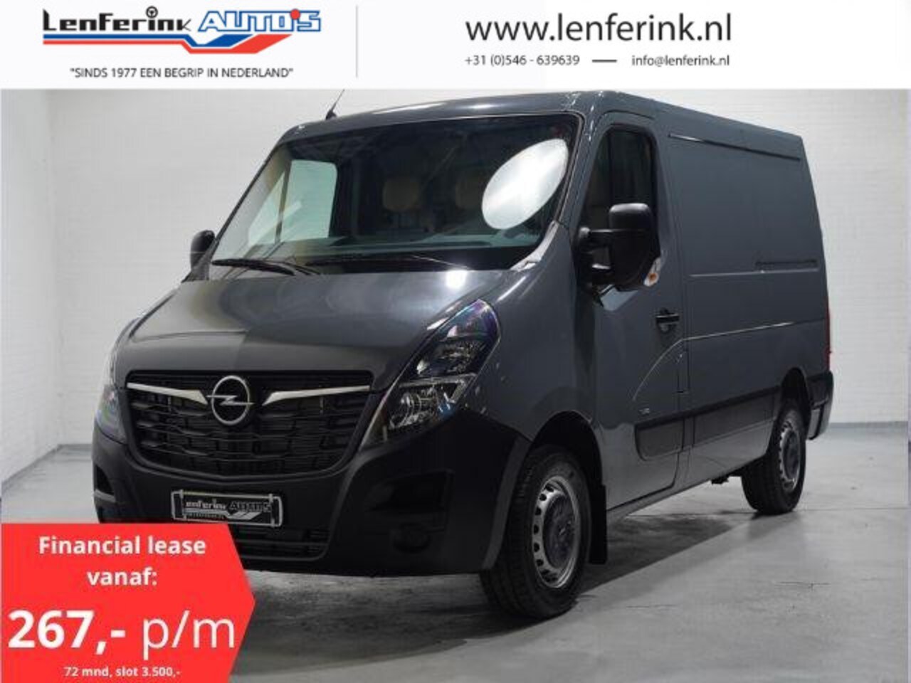 Opel Movano - 2.3 Turbo 180 pk L1H1 Airco, Trekhaak PDC V+A, Opbergkasten Laadruimte, Cruise Control, 3- - AutoWereld.nl