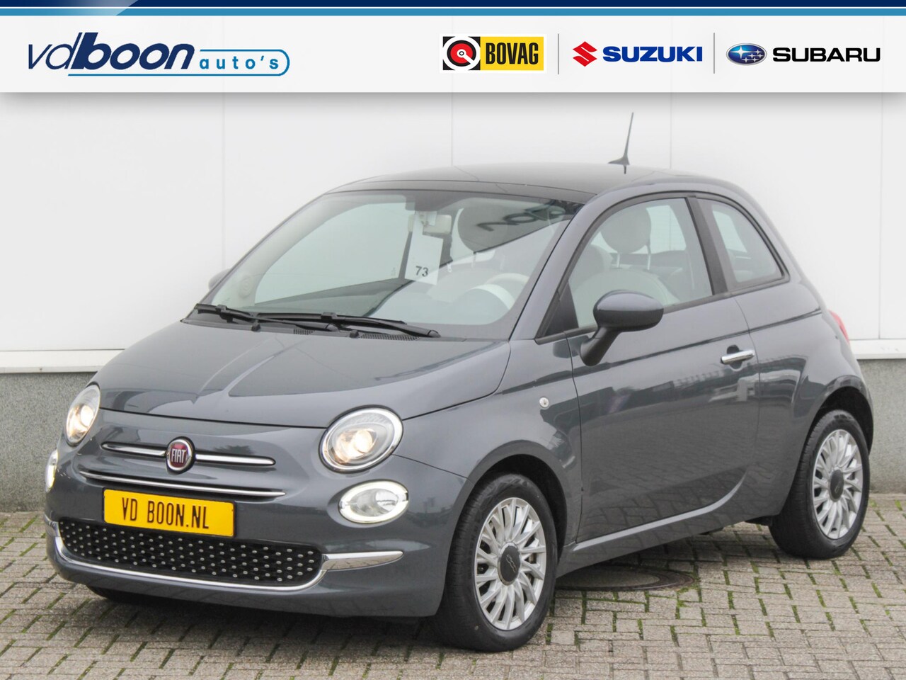 Fiat 500 - 1.0 Hybrid Lounge | Airco | Cruise | Lm-Velgen - AutoWereld.nl