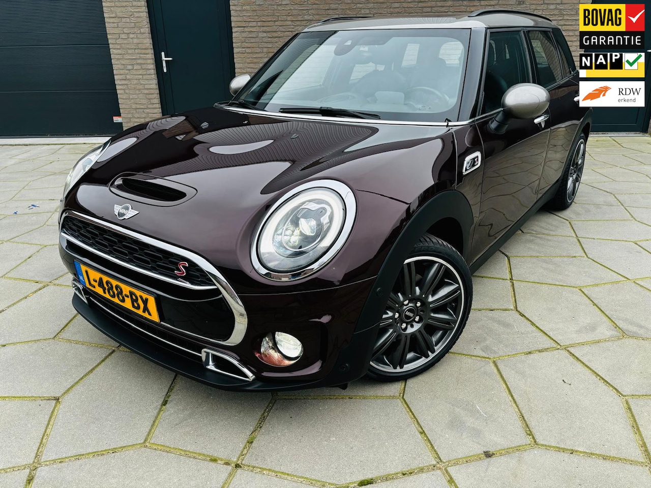 MINI Clubman - Mini 2.0 Cooper S Chili Serious Busin.|2-Tone | 2x glazen dak |blauw/grijs LEDER| BIJZONDE - AutoWereld.nl