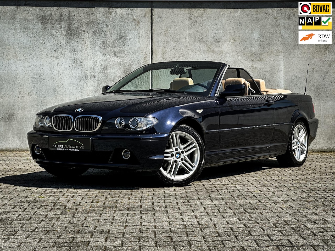 BMW 3-serie Cabrio - 320Ci Special Executive | Leder | Xenon | Clima | Cruise | Blauw metalic | Volledig origin - AutoWereld.nl