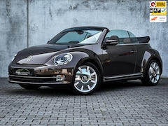 Volkswagen Beetle Cabriolet - 1.4 TSI Exclusive | Clima | Leder | Cruise | LED | Navi | Stoelverw. | Windscherm | Uniek