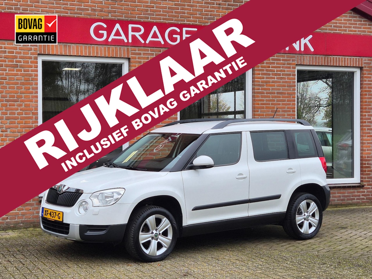 Skoda Yeti - 1.2 TSI Elegance 105Pk 5drs clima, cruise, navi, lmv, pdc, trekhaak RIJKLAAR - AutoWereld.nl