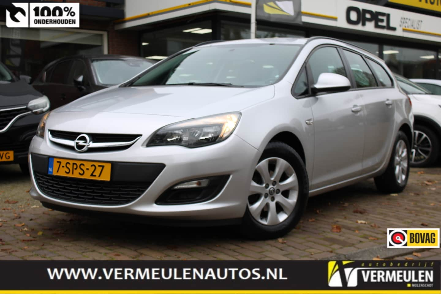 Opel Astra - 1.4 Turbo 120PK Business+ 16"/ Navi/ Cruise/ Trekhaak/ NL auto - AutoWereld.nl