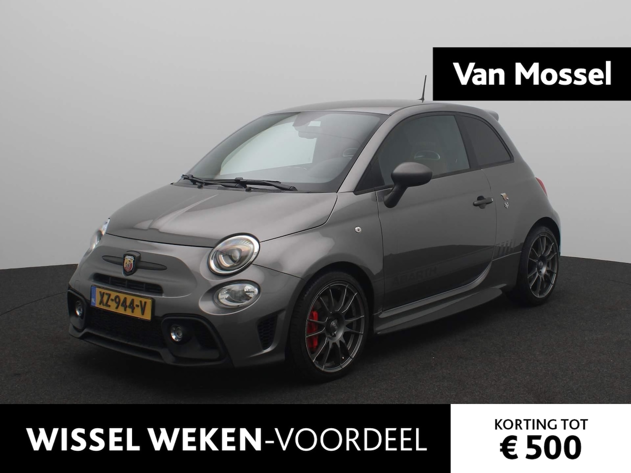 Fiat 500 Abarth - 1.4 T-Jet Competizione | Navigatie | Leder | 17'' OZ Velgen - AutoWereld.nl