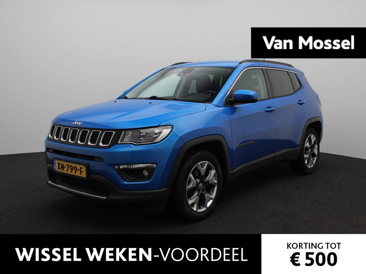 Jeep Compass - 1.4 MultiAir Longitude | Navigatie | Climate control | Camera | Trekhaak - AutoWereld.nl