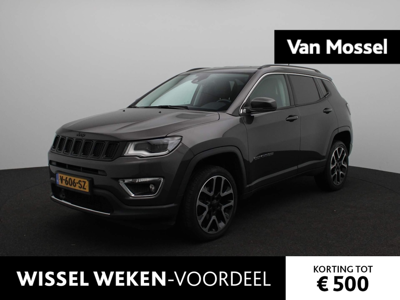 Jeep Compass - 1.4 MultiAir 4x4 Limited VAN | 2 zits | Navigatie | Cruise control | Automaat - AutoWereld.nl