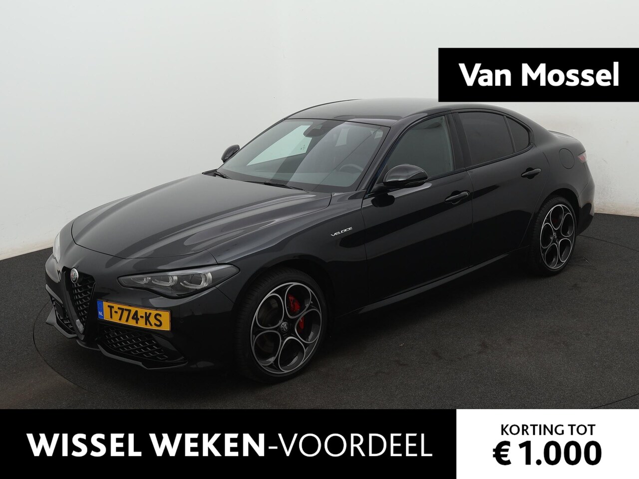 Alfa Romeo Giulia - 2.0 T GME AWD Veloce 280pk AWD Q4 | Leer | Navigatie | Parkeersensoren | Camera | LMV 19" - AutoWereld.nl