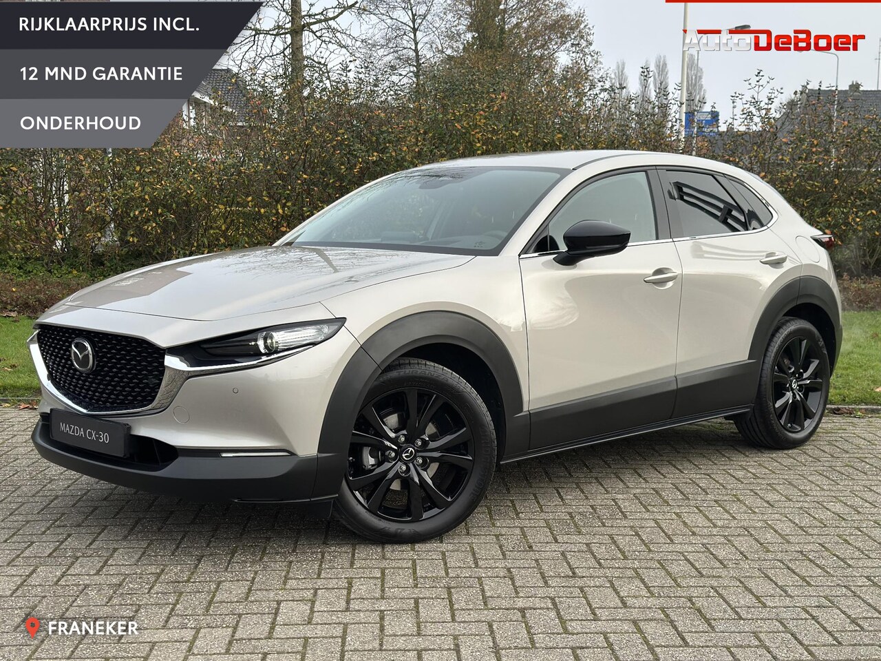 Mazda CX-30 - 2.0 e-SkyActiv-G M Hybrid Homura HUD | Camera | Adaptive - AutoWereld.nl