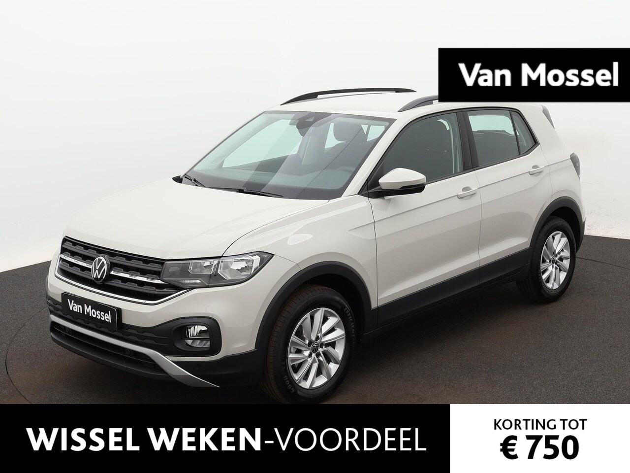 Volkswagen T-Cross - 1.0 TSI Go 95PK | Parkeersensoren | Navigatie | App Connect | Climate Control | Adaptive C - AutoWereld.nl