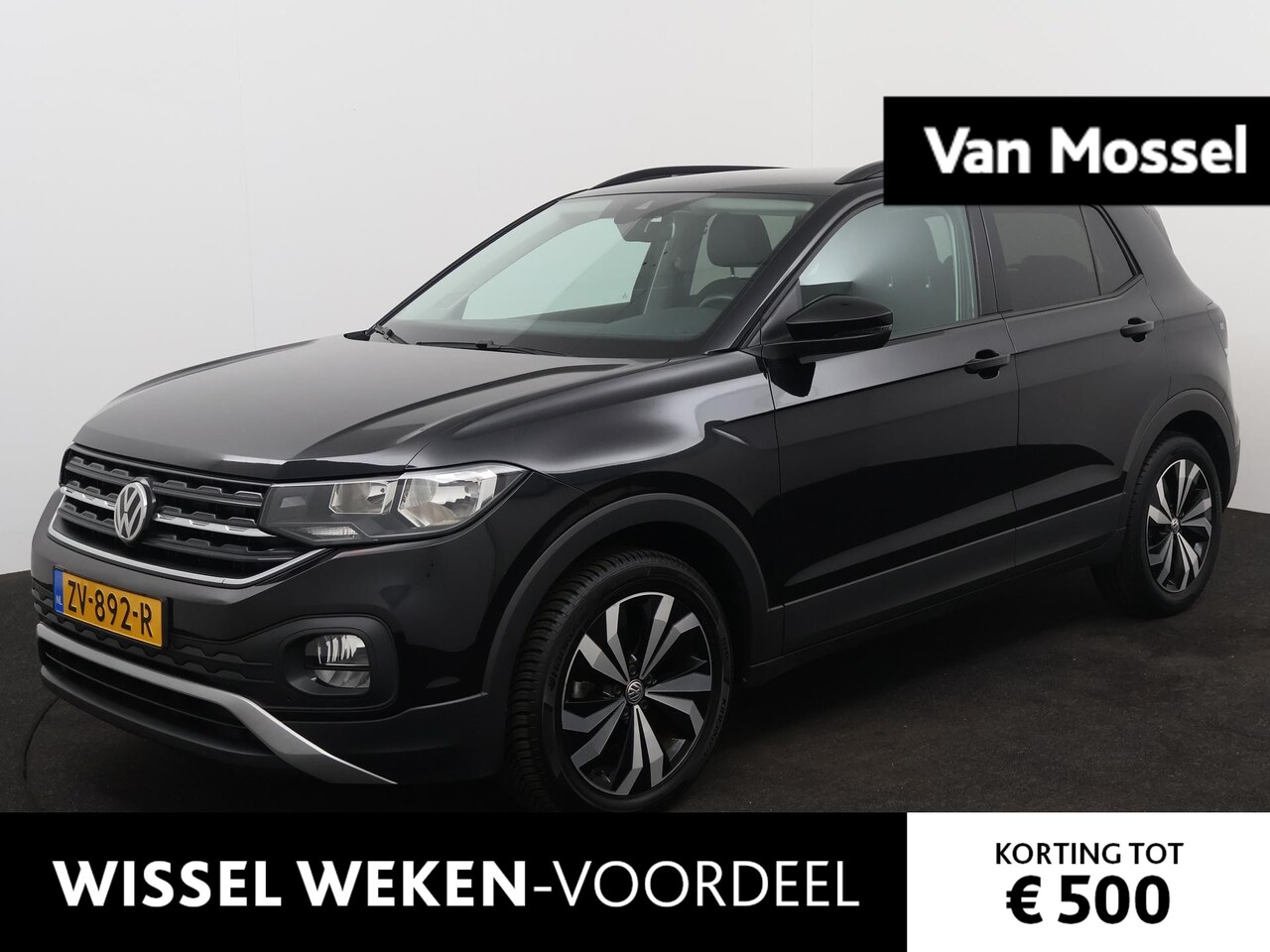 Volkswagen T-Cross - 1.0 TSI Life | Navigatie | Black Pakket  | Airco | Lichtmetalen velgen | Carplay - AutoWereld.nl