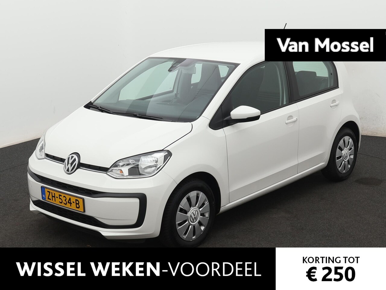 Volkswagen Up! - 1.0 BMT move up! 60 PK | Airco | Bluetooth | DAB+ | Telefoonhouder | Elektrische ramen | L - AutoWereld.nl