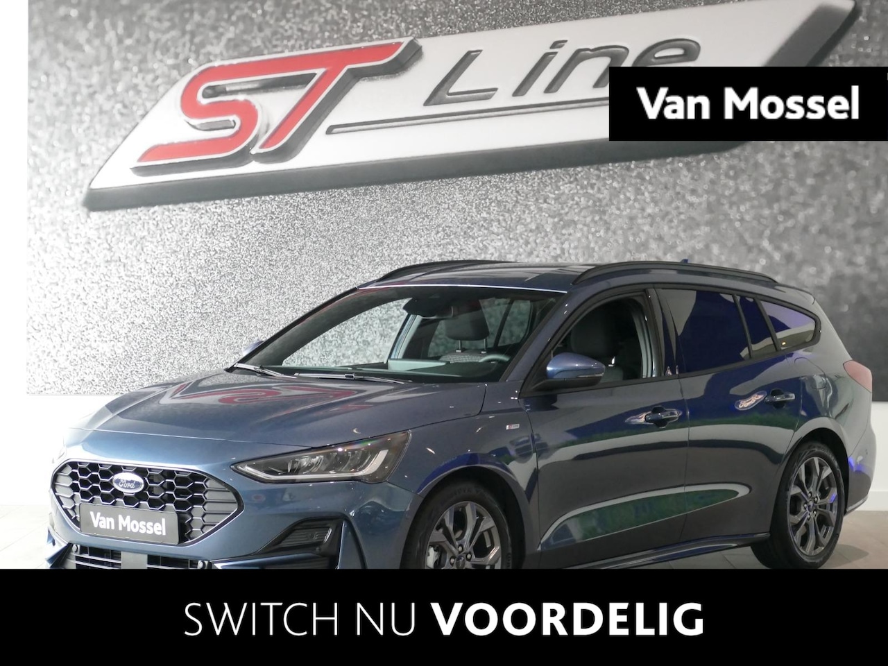 Ford Focus Wagon - 1.0 EcoBoost Hybrid ST Line | AUTOMAAT | 155 PK! | €1.500,00 FORD VOORDEEL | WINTER PACK | - AutoWereld.nl