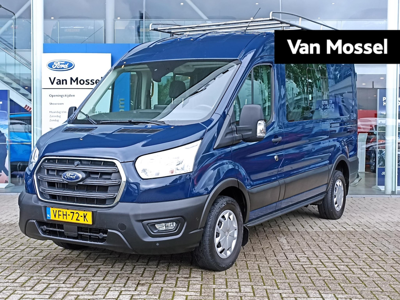 Ford Transit - 330 2.0 TDCI L2H2 DC Trend Dubbele Cabine | AUTOMAAT | Camera | Navigatie | Trekhaak | - AutoWereld.nl