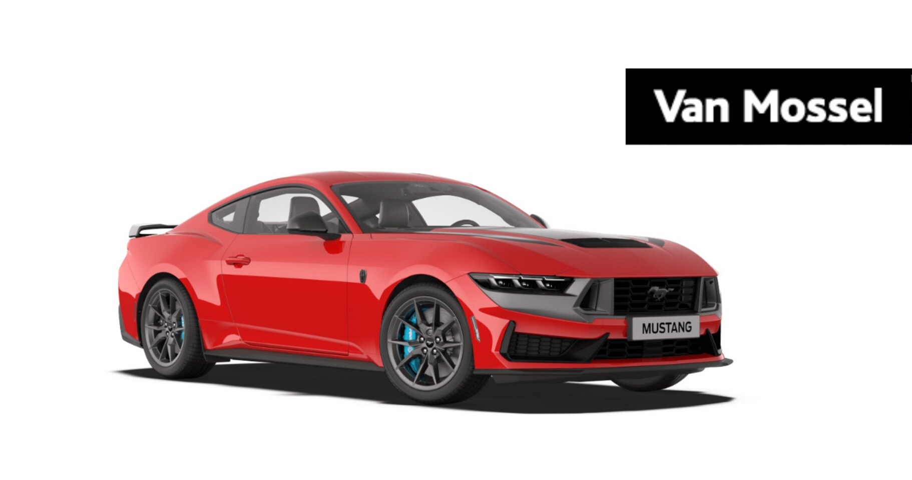 Ford Mustang Fastback - 5.0 V8 Dark Horse 453PK 10-traps automaat | RECARO Sportstoelen | Race Red | - AutoWereld.nl