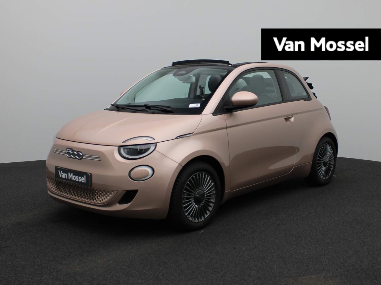 Fiat 500 C - 500e Icon 42 kWh | ECC | Navi | LMV | Cabrio | PDC | LED | - AutoWereld.nl