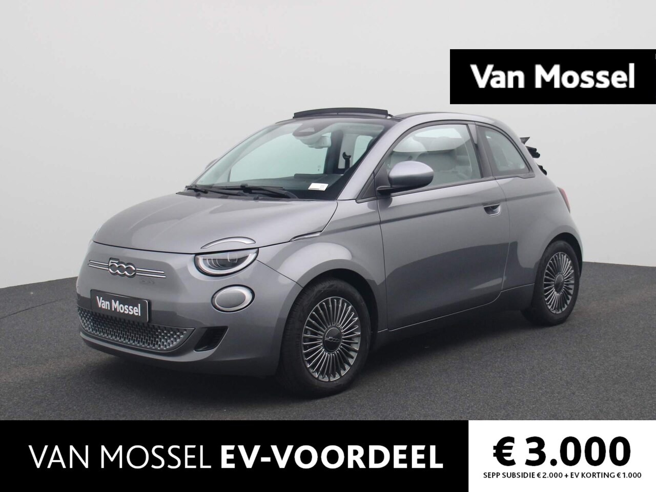 Fiat 500 C - 500e Icon 42 kWh | Navi | ECC | PDC | LMV | LED | Cam | - AutoWereld.nl