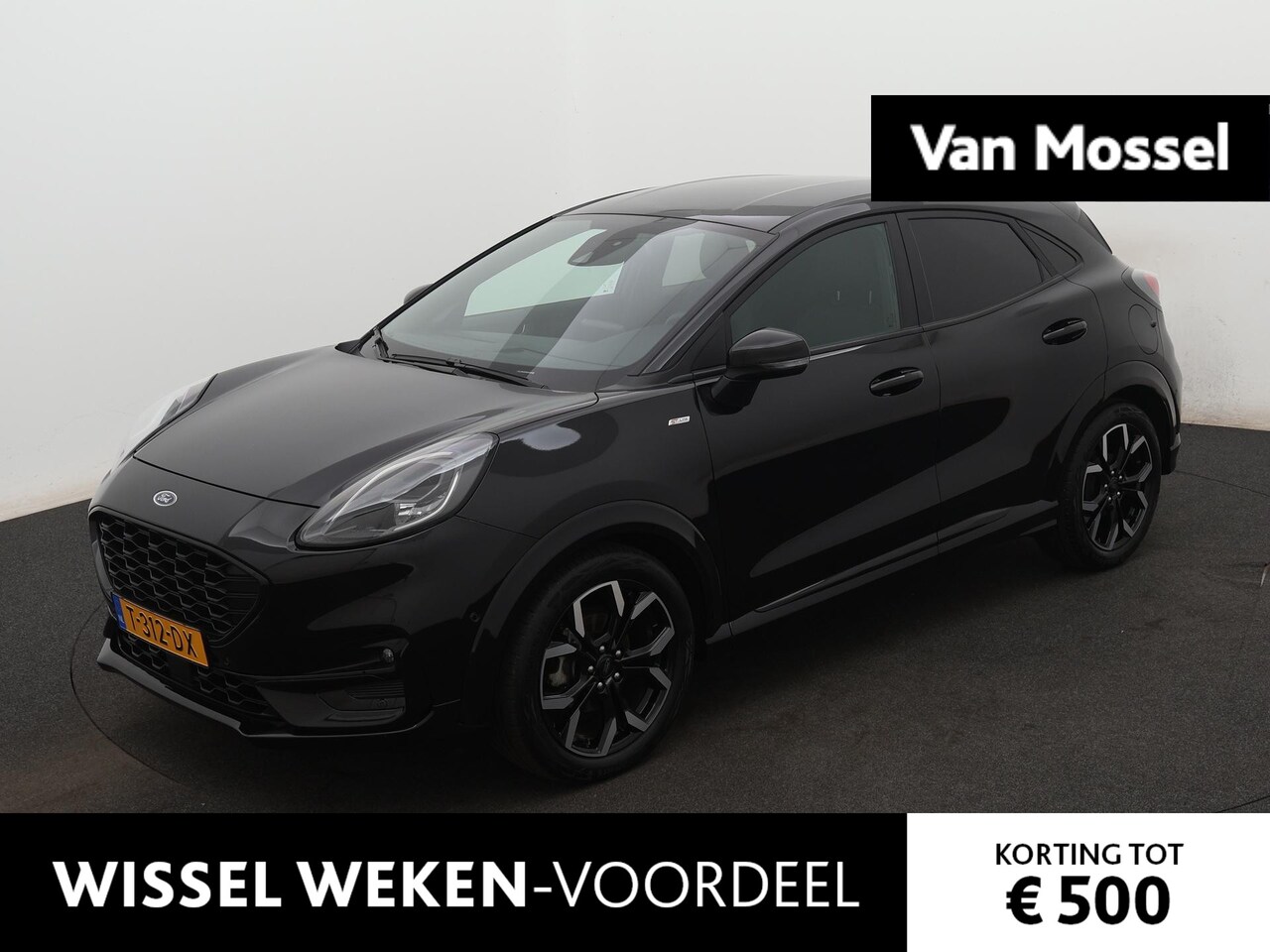 Ford Puma - 1.0 EcoBoost Hybrid ST-Line X | Half-Leder | Navi | ECC | PDC | LMV | Cam | - AutoWereld.nl