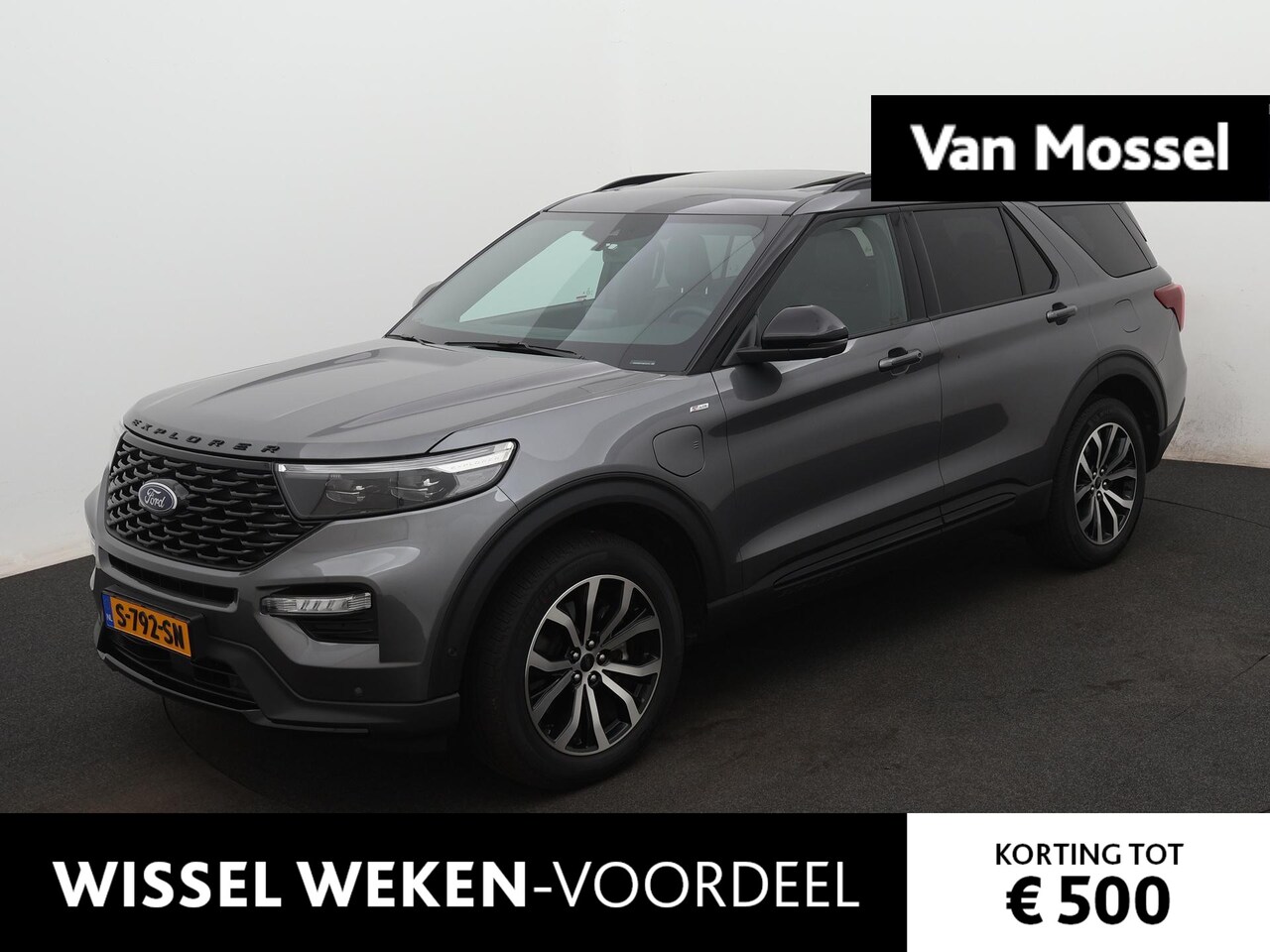 Ford Explorer - 3.0 V6 EcoBoost PHEV ST-Line | 7 Persoons | Leder | Panoramadak | Navigatie | Winterpack | - AutoWereld.nl