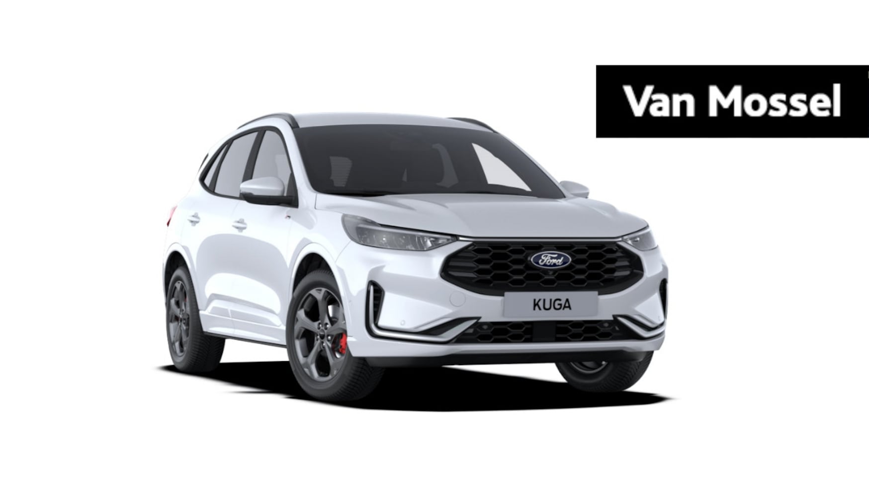 Ford Kuga - 2.5 PHEV ST-Line X | 2100KG TREKGEWICHT | €4000,- FORD VOORDEEL | 243 PK!  | FROZEN WHITE - AutoWereld.nl