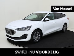 Ford Focus Wagon - 1.0 EcoBoost Hybrid Titanium | Direct leverbaar | €2500, - voordeel | Winterpack | Driver