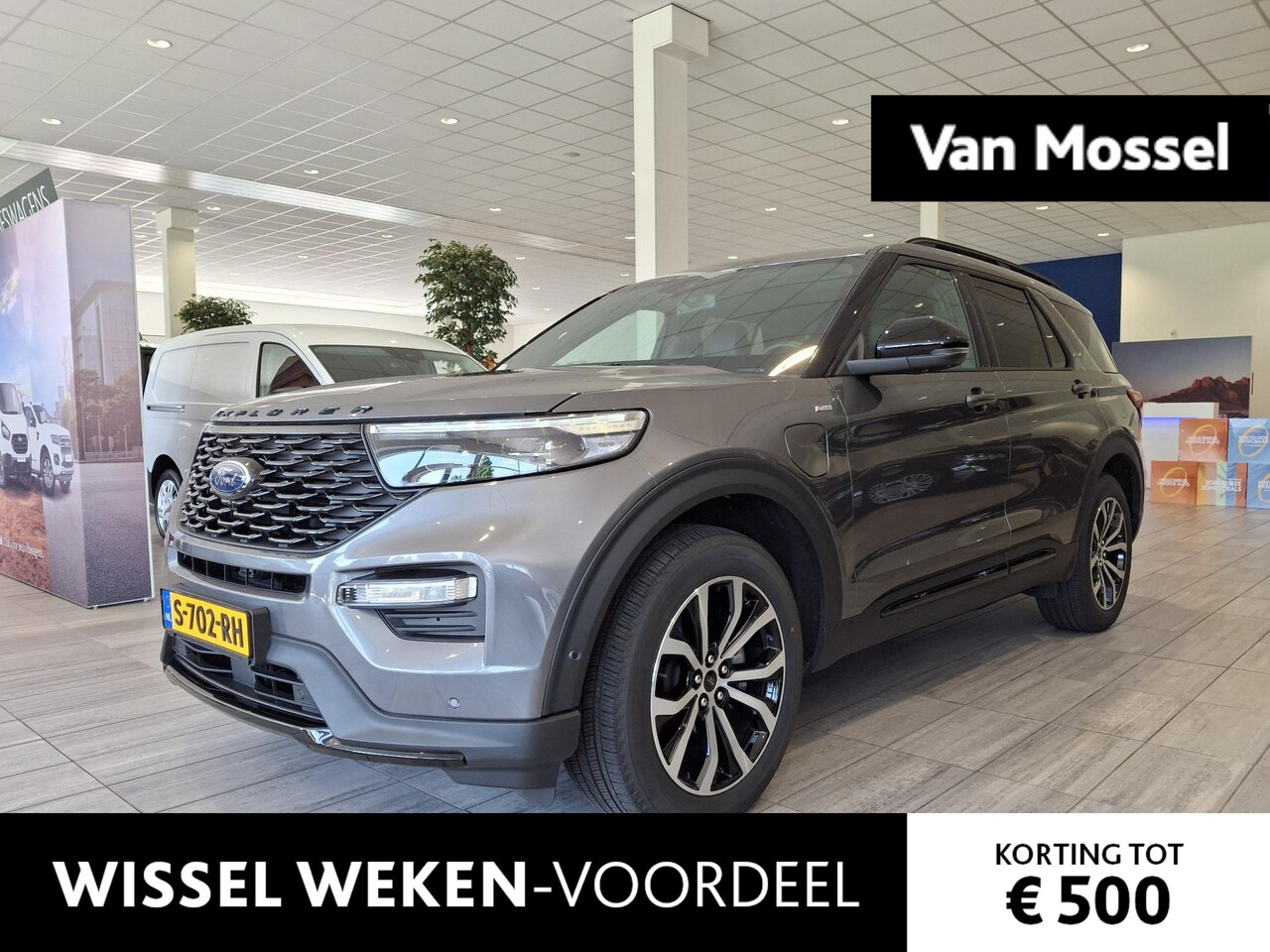 Ford Explorer - 3.0 V6 EcoBoost PHEV ST-Line | 7 persoons | Leder | Panoramadak | Navigatie | Winterpack | - AutoWereld.nl