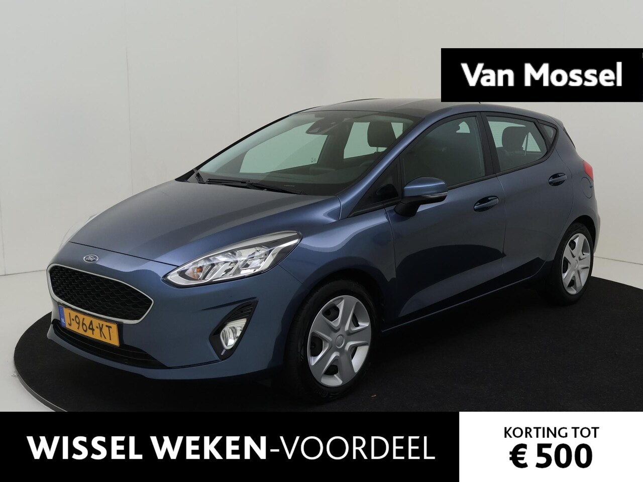 Ford Fiesta - 1.0 EcoBoost Connected Parkeersensoren achter | Navigatie | Airco | Cruise Control | - AutoWereld.nl