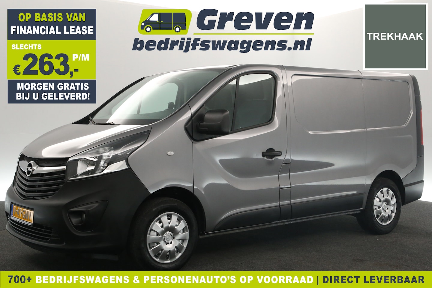 Opel Vivaro - 1.6 CDTI L1H1 Airco Cruise Navi PDC 3 Persoons LED Elektrpakket Trekhaak - AutoWereld.nl