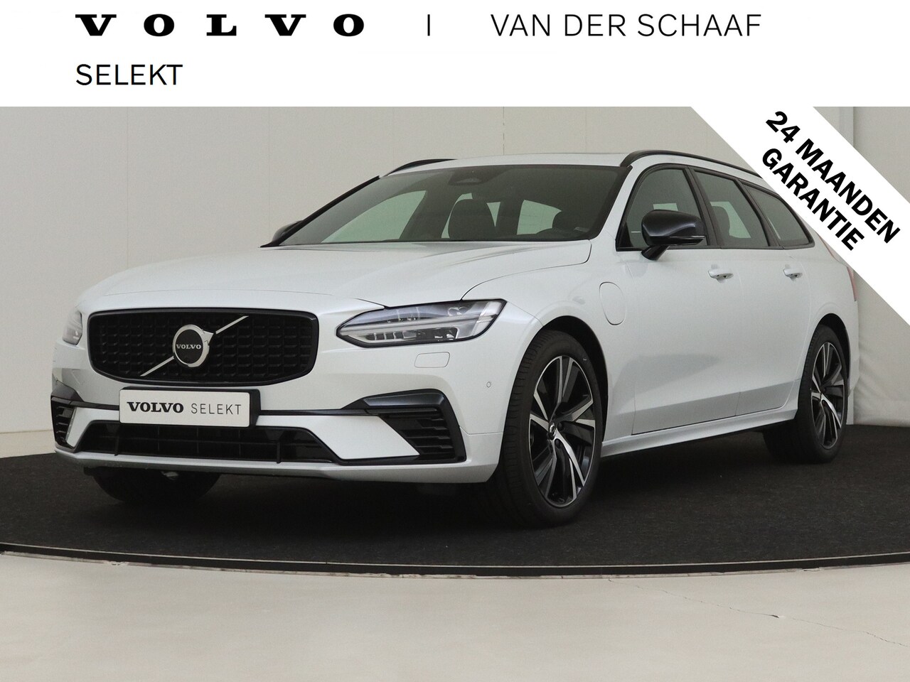 Volvo V90 - T6 Recharge 350PK AWD Ultimate Dark | Bowers & Wilkins | Luchtvering | Trekhaak | 360 | - AutoWereld.nl