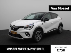 Renault Captur - Techno E-Tech plug-in Hybrid 160 | Lichtmetalen velgen 18" | Two-tone Blanc Nacré / Noir E