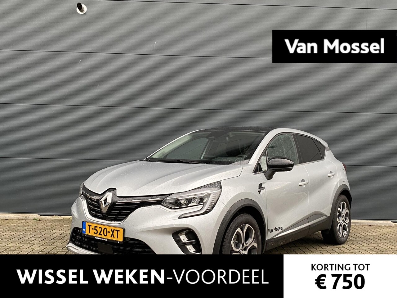 Renault Captur - 1.6 E-Tech Plug-in Hybrid 160pk Techno || Panoramisch Schuif- Kanteldak | Navigatie met Gr - AutoWereld.nl