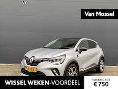 Renault Captur - 1.6 E-Tech Plug-in Hybrid 160pk Techno || Panoramisch Schuif- Kanteldak | Navigatie met Gr