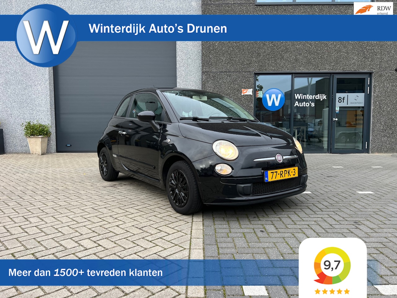 Fiat 500 - 1.2 Pop Airco! Elektrische ramen! Nap! - AutoWereld.nl