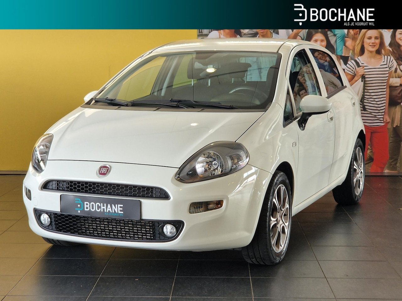 Fiat Punto Evo - 0.9 TwinAir Sempre AIRCONDITIONING | 16 INCH LICHTMETAAL | CRUISE CONTROL | ELEKTRISCHE RA - AutoWereld.nl