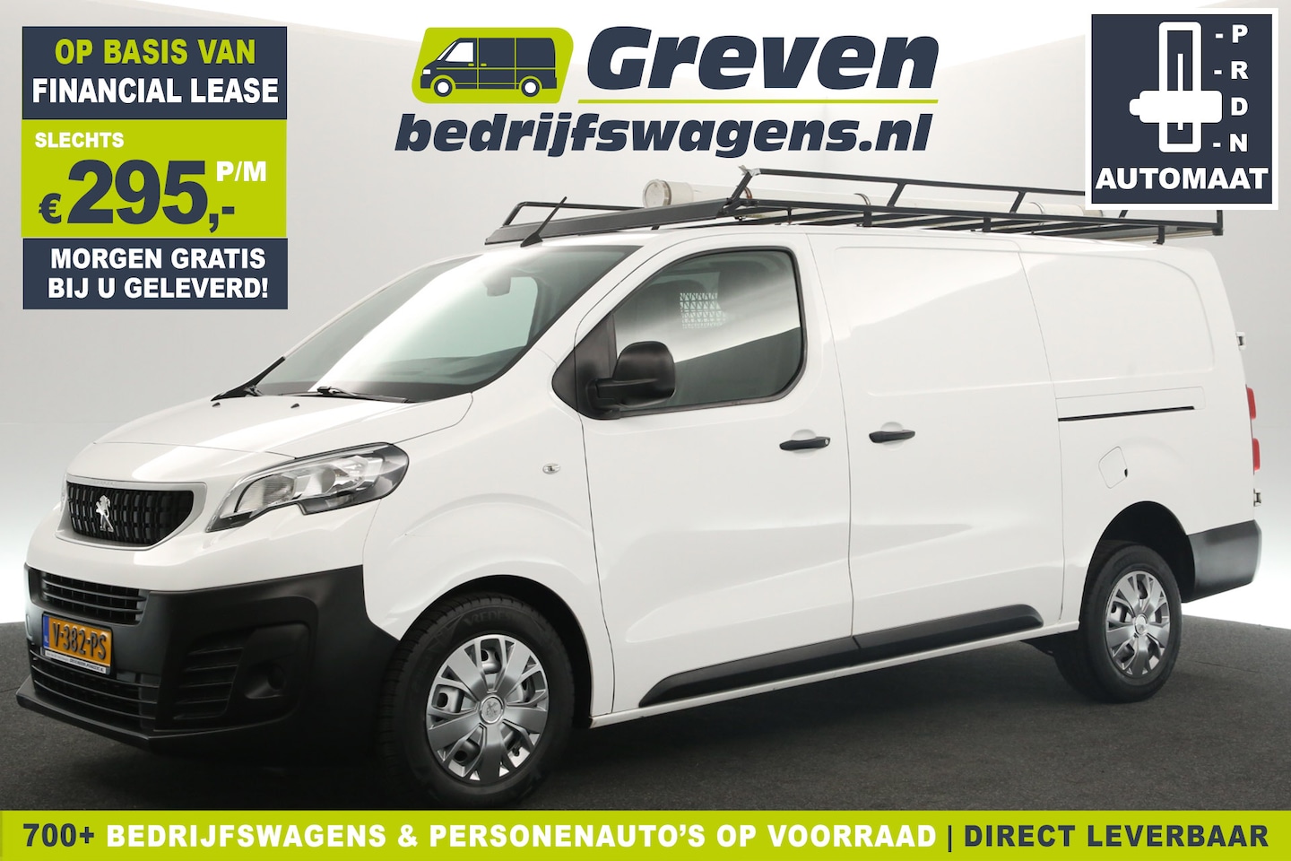 Peugeot Expert - 2.0 BlueHDI L3H1 177PK Automaat Airco Cruise 2xSchuifdeur Imperiaal PDC 3 Persoons Elektrp - AutoWereld.nl