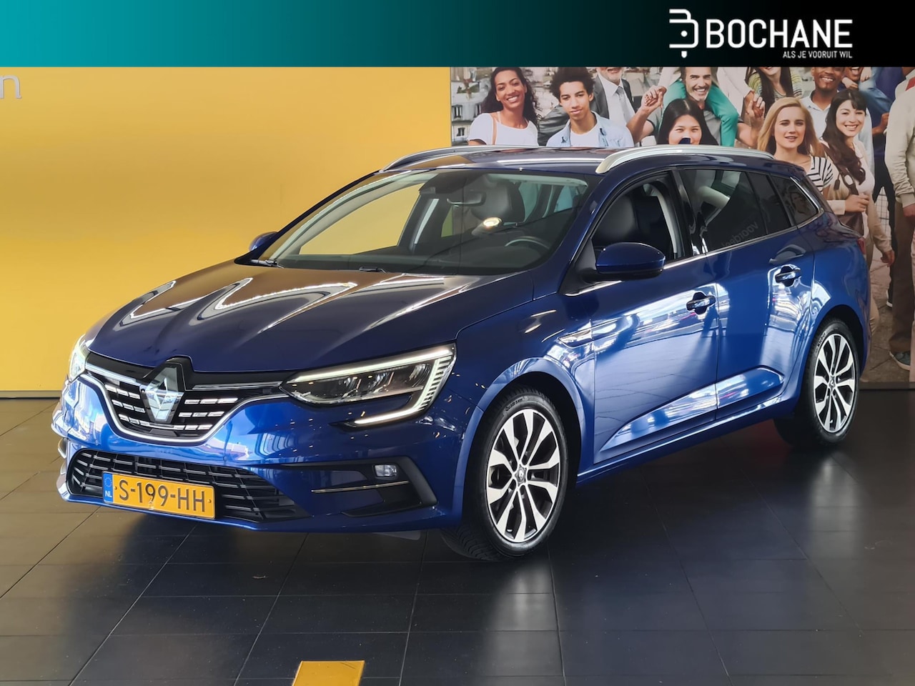 Renault Mégane Estate - 1.3 TCe 140 EDC Techno AUTOMAAT | NAVIGATIE | ACHTERUITRIJCAMERA | PARKERSENSOREN VOOR-EN - AutoWereld.nl