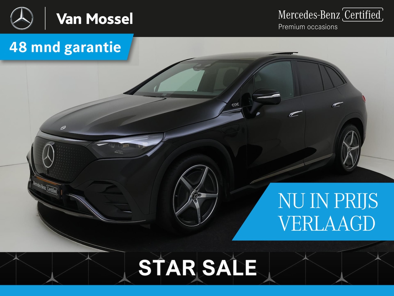 Mercedes-Benz EQE SUV - 350 4Matic AMG Line 91 kWh / Stoelverwarming / Memory-Stoelen / 360Graden-Camera / Panoram - AutoWereld.nl